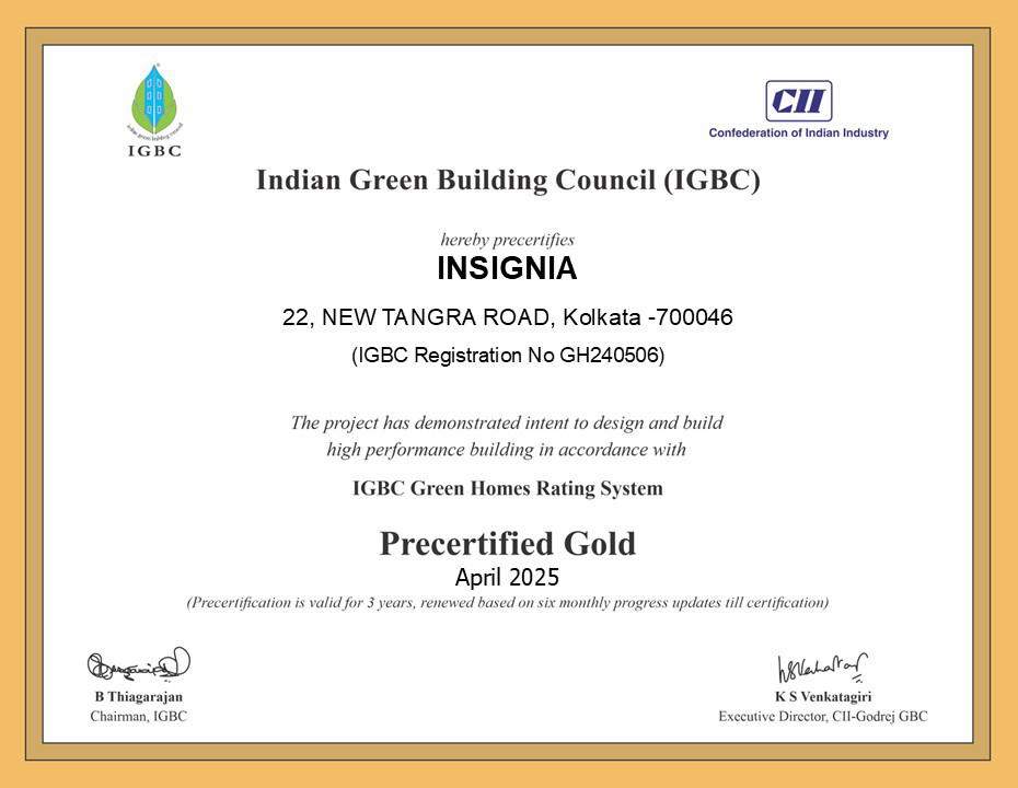 insignia certificate