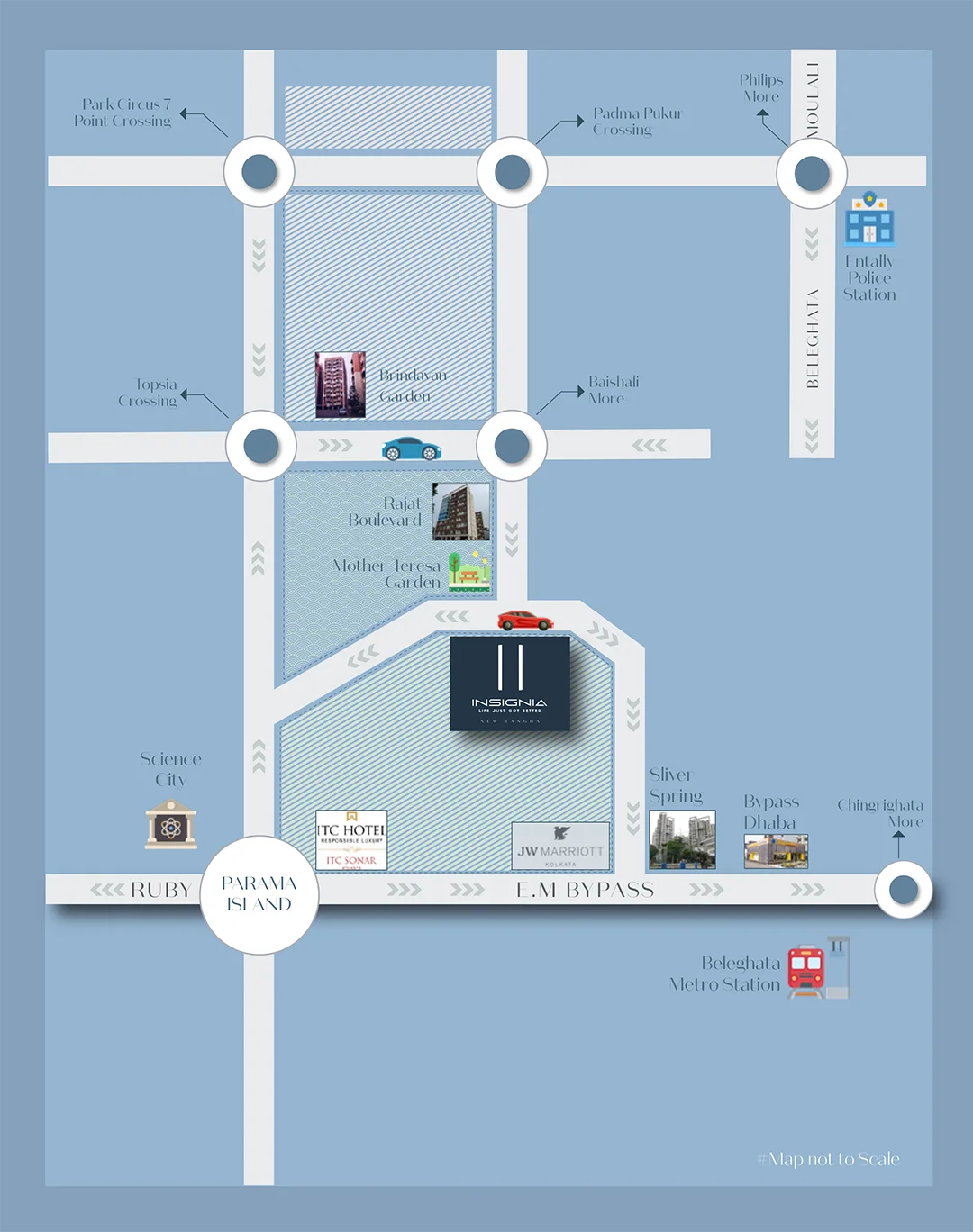 insignia road location